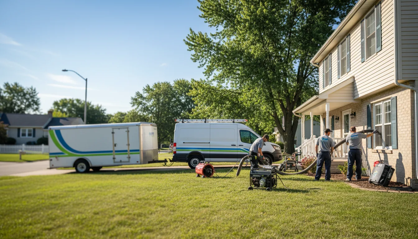 Flooded Basement Restoration And Cleanup With Repair in Argenta, IL near me
